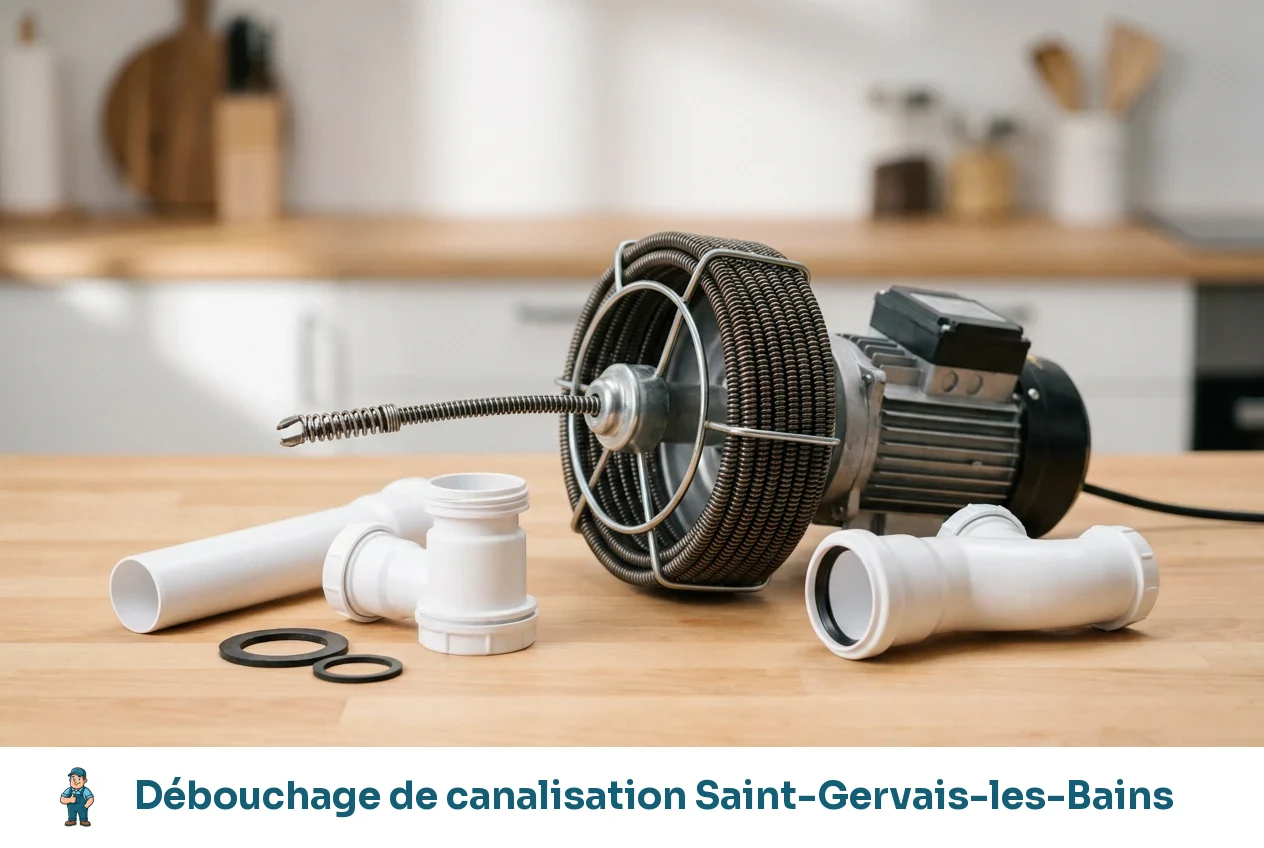 Débouchage de canalisation à Saint-Gervais-les-Bains