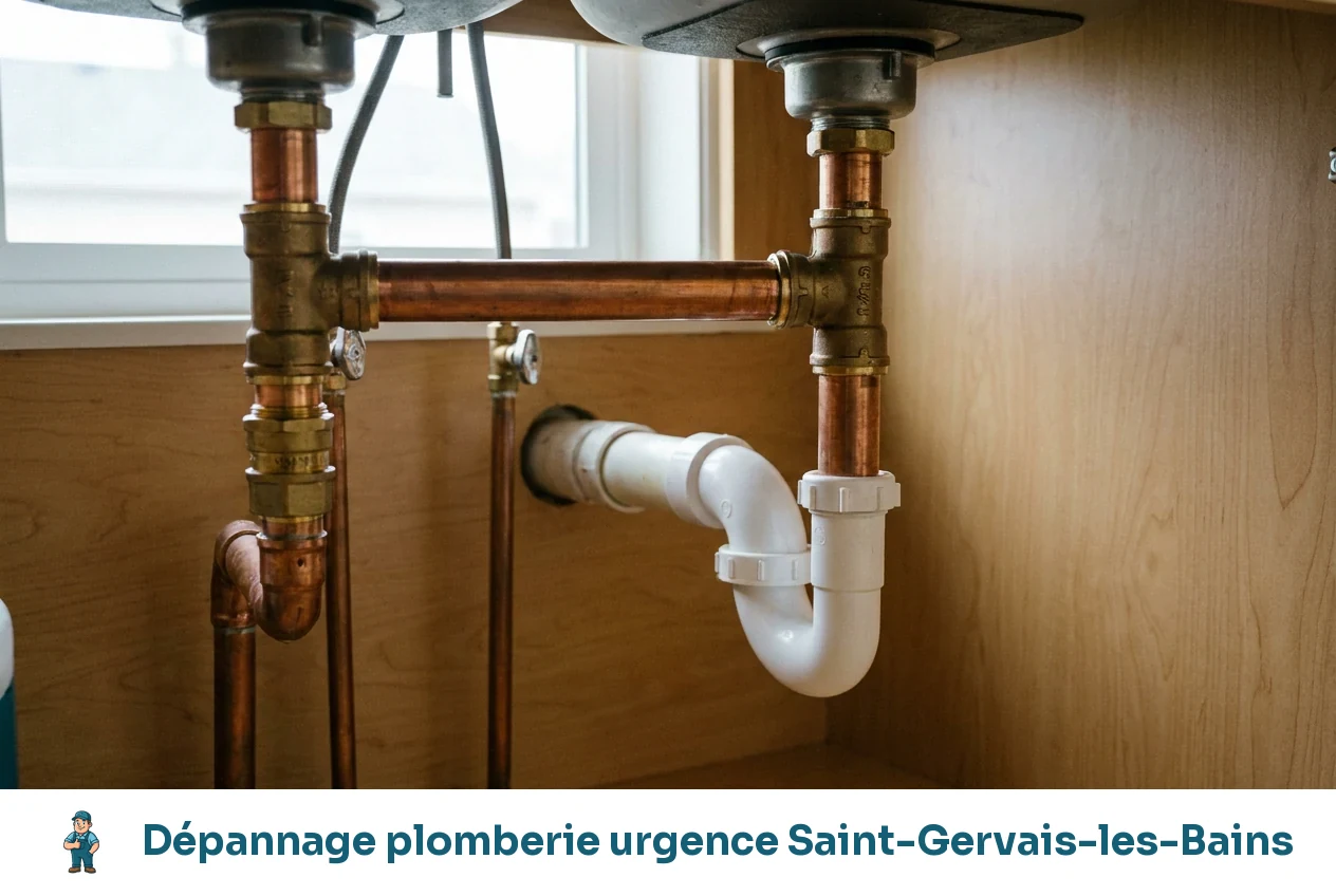 Dépannage plomberie urgence à Saint-Gervais-les-Bains