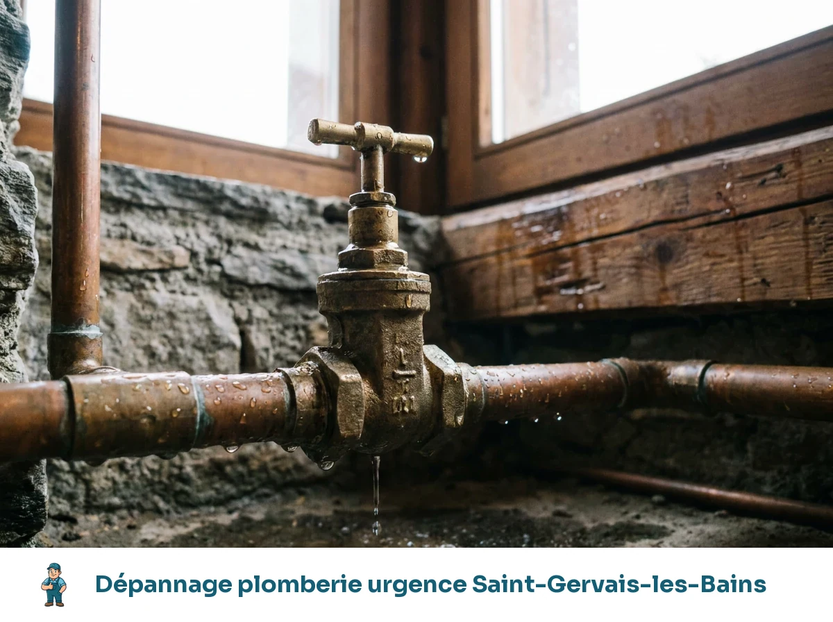 Dépannage plomberie urgence à Saint-Gervais-les-Bains