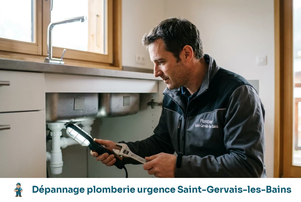 Dépannage plomberie urgence à Saint-Gervais-les-Bains