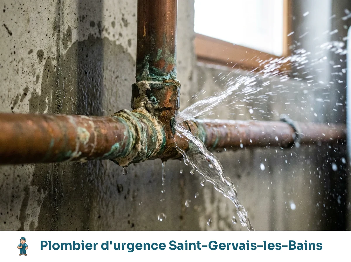 Plombier d'urgence à Saint-Gervais-les-Bains