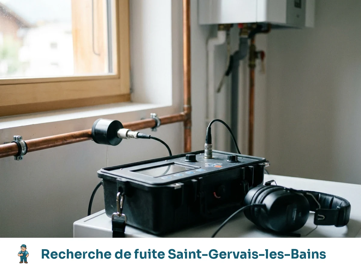 Recherche de fuite à Saint-Gervais-les-Bains