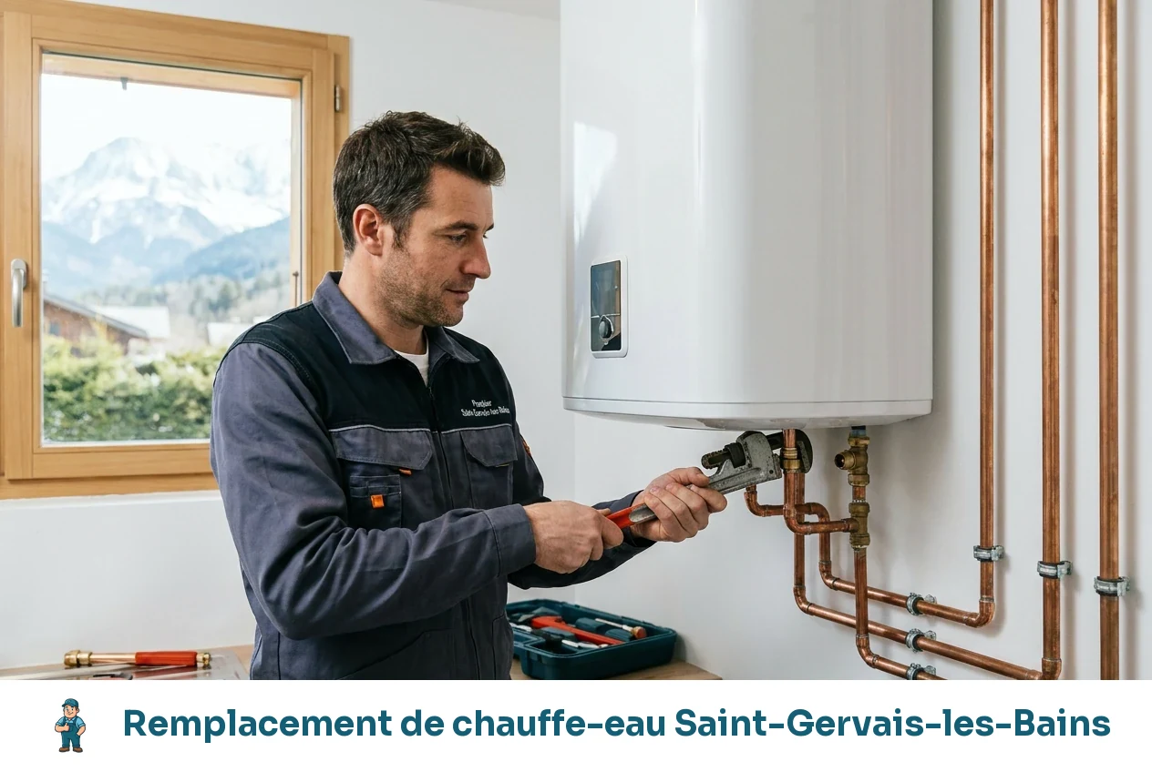 Remplacement de chauffe-eau à Saint-Gervais-les-Bains